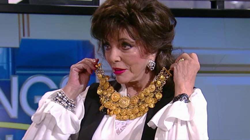 Actress Joan Collins on her decision to put a portion of her wardrobe and jewelry collection up for auction.
