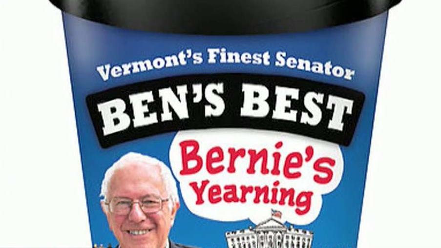 Ben and Jerry's Ice Cream founders Ben Cohen and Jerry Greenfield on the company's Bernie's Yearning ice cream and what Bernie Sanders' democratic socialist policies would mean for Americans.