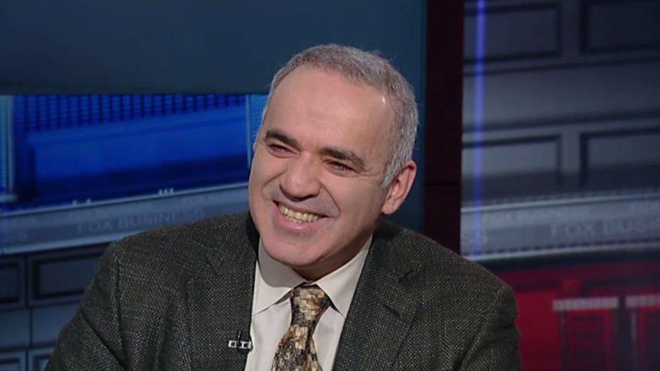 Russian Chess Grandmaster Champion Garry Kasparov on Russian President Vladimir Putin denying warplanes conducted airstrikes on Syrian hospitals and his take on the 2016 election.