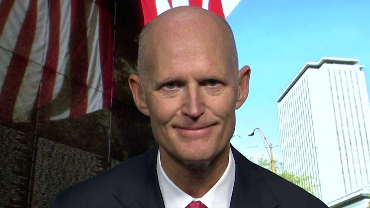 Florida Governor Rick Scott says the Republican race will be determined by which candidate is best for jobs and that he’ll continue to hold off on endorsing a candidate.