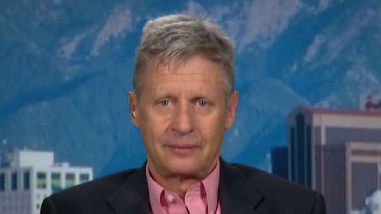 2016 Presidential Candidate Former Governor Gary Johnson on the Libertarian vote. 