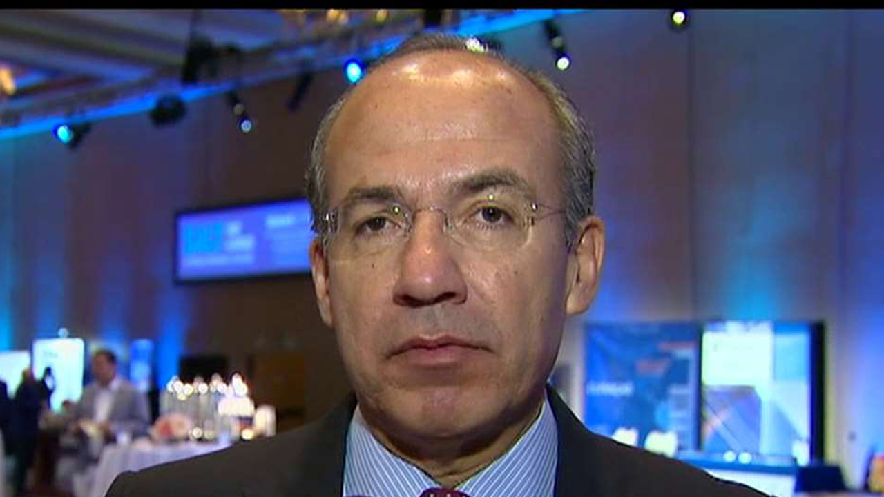 Former Mexican President Felipe Calderon on Donald Trump and U.S.-Mexico relations.