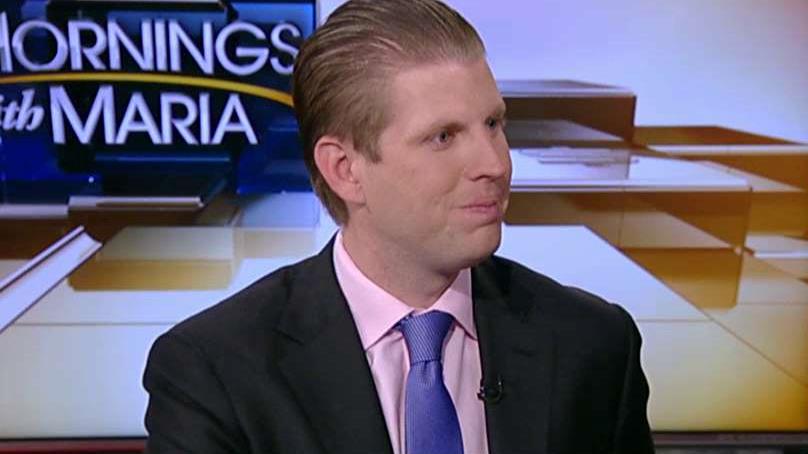 Trump Organization Executive V.P. Eric Trump on the war on terrorism and his father Donald Trump's U.S. trade policy.