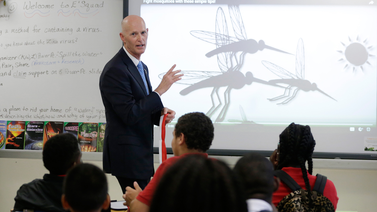 Governor Rick Scott (R-FL) on how safe is it to visit the state of Florida due to the Zika virus.