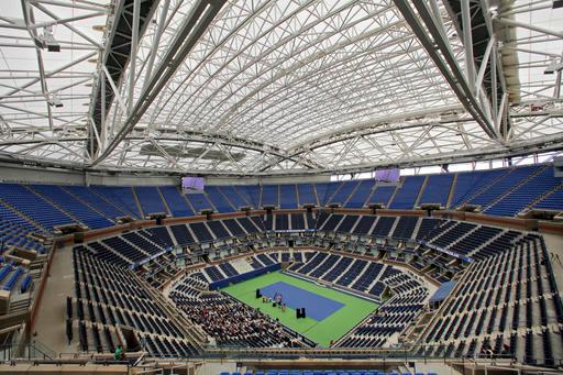 The U.S. Open’s new retractable roof