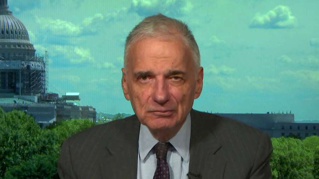 Former presidential candidate Ralph Nader on Libertarian presidential nominee Gary Johnson’s ‘Aleppo’ blunder and the controversy surrounding the Clinton Foundation.