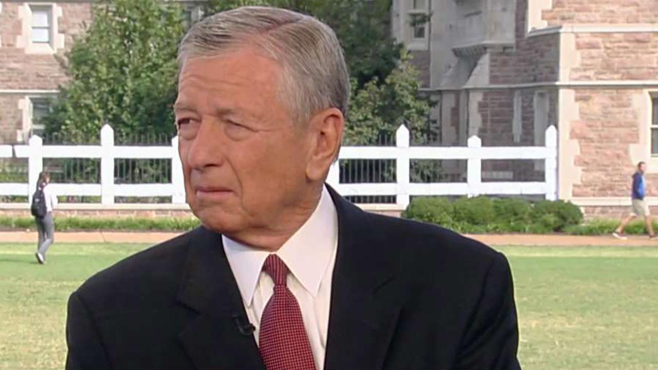 John Ashcroft, former U.S. Attorney General, discusses Eric Holder’s reaction to Donald Trump’s comments on hiring a special prosecutor to look into Hillary Clinton’s email scandal. 