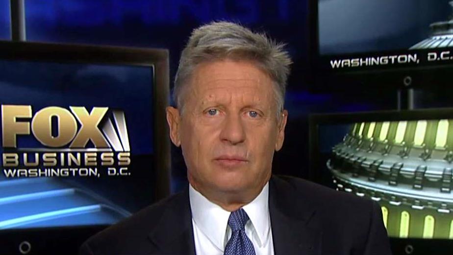 Libertarian presidential candidate Gary Johnson on the 2016 presidential race, entitlement reform and the AT&T deal to acquire Time Warner.