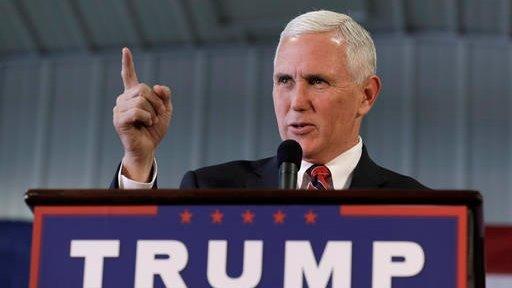 2016 Republican Vice Presidential Candidate Governor Mike Pence argues the October jobs report is a reflection of failed policy. 