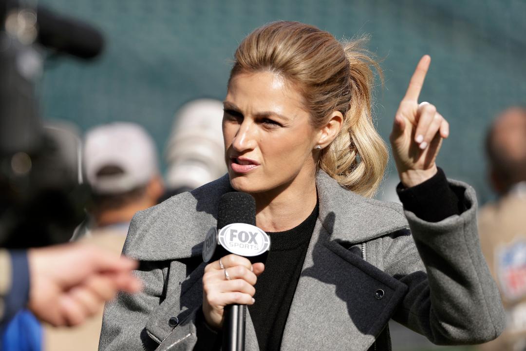 Erin Andrews talks to FOXBusiness.comâs Jade Scipioni about fitness, women in the NFL, and her mission to strengthen stalking laws.