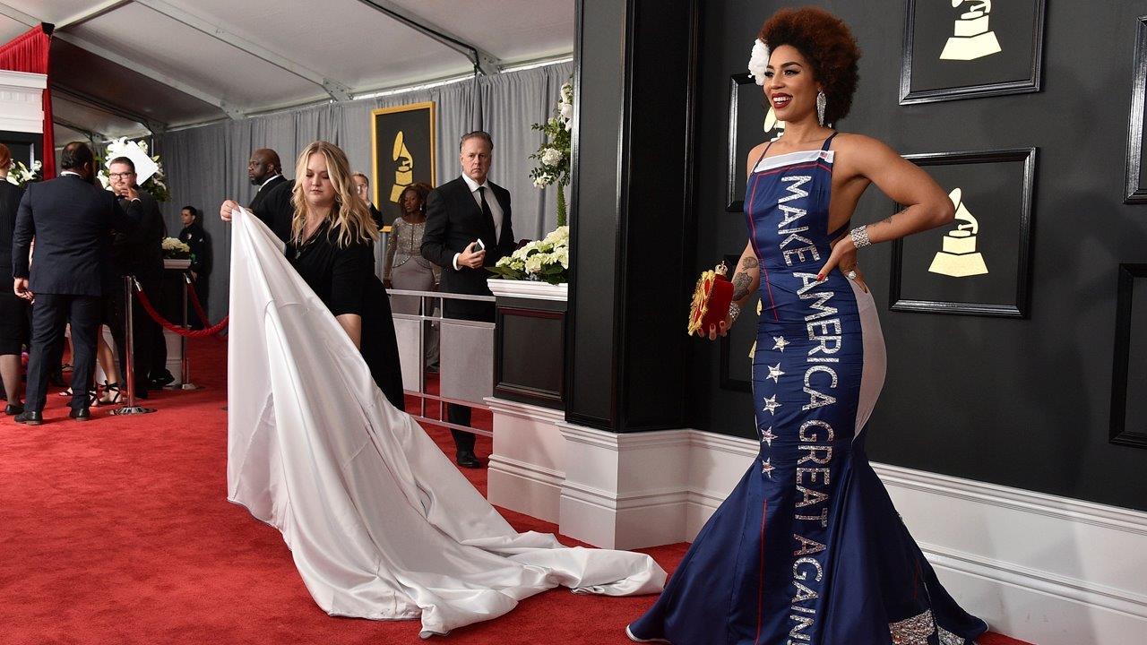 Singer Joy Villa on the reaction to the 'Make America Great Again' dress she wore at the Grammy Awards.