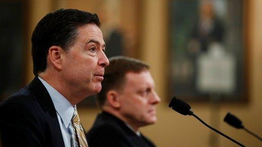 FBI Director James Comey says the agency is investigating possible Russian government efforts to interfere in the 2016 U.S. election. 