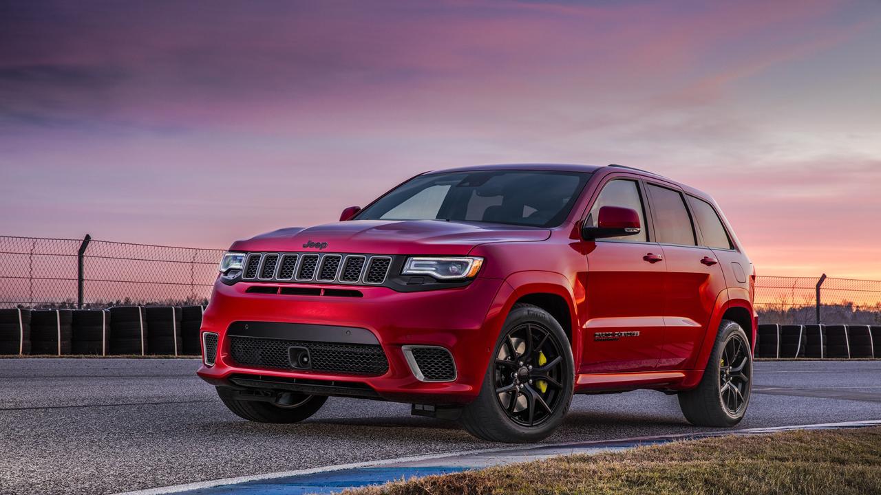 FCA Jeep Brand Head Michael Manley introduces Jeep’s most powerful and fastest SUV, the Grand Cherokee Trackhawk.