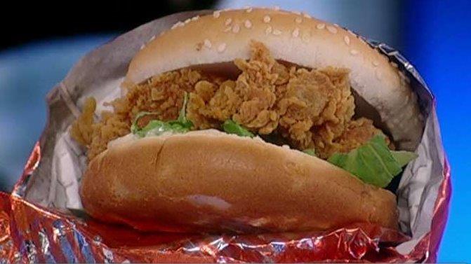 KFC President Kevin Hochman on the restaurant's new chicken sandwich. 