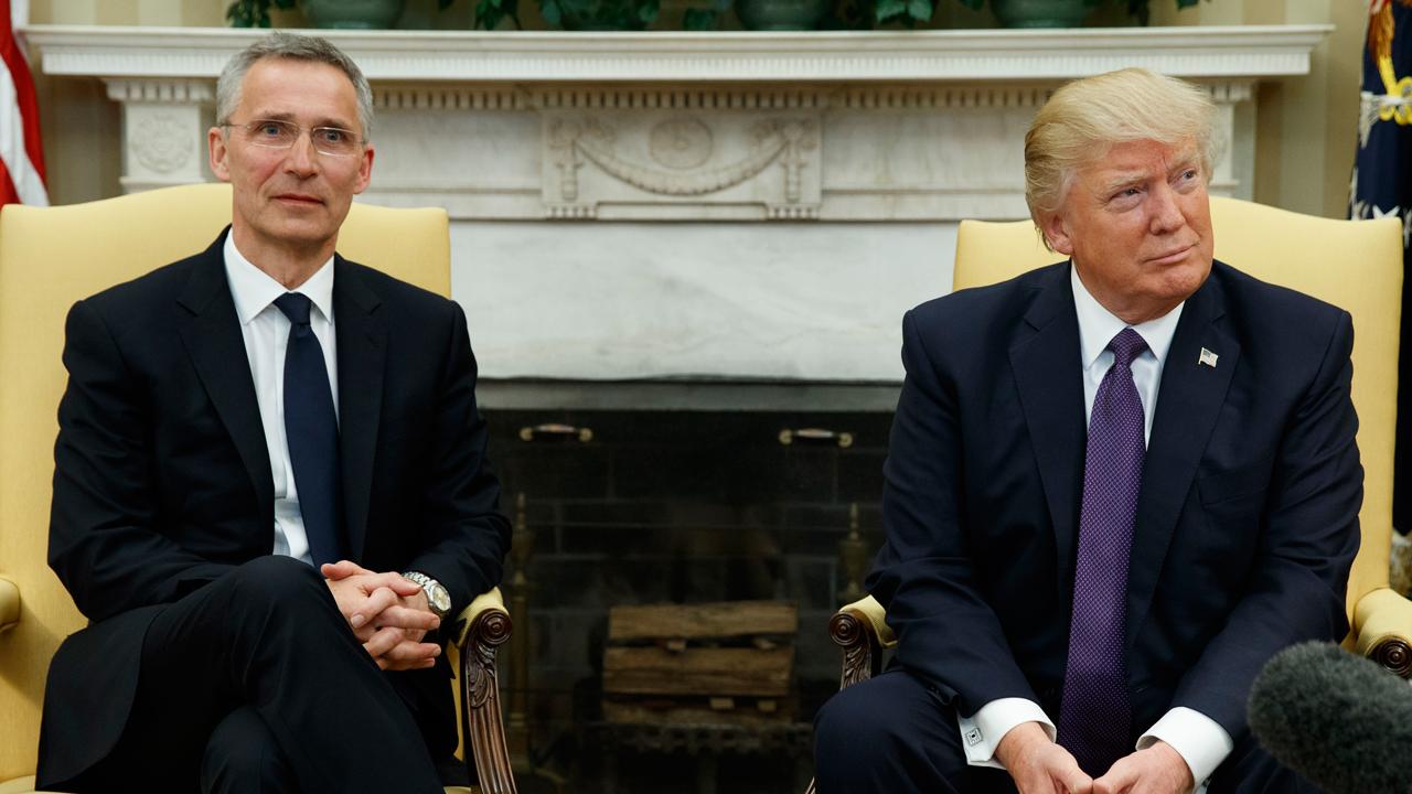 NATO Secretary General Jens Stoltenberg reacts to Syrian President Assad’s chemical attack claims and meeting with President Trump.