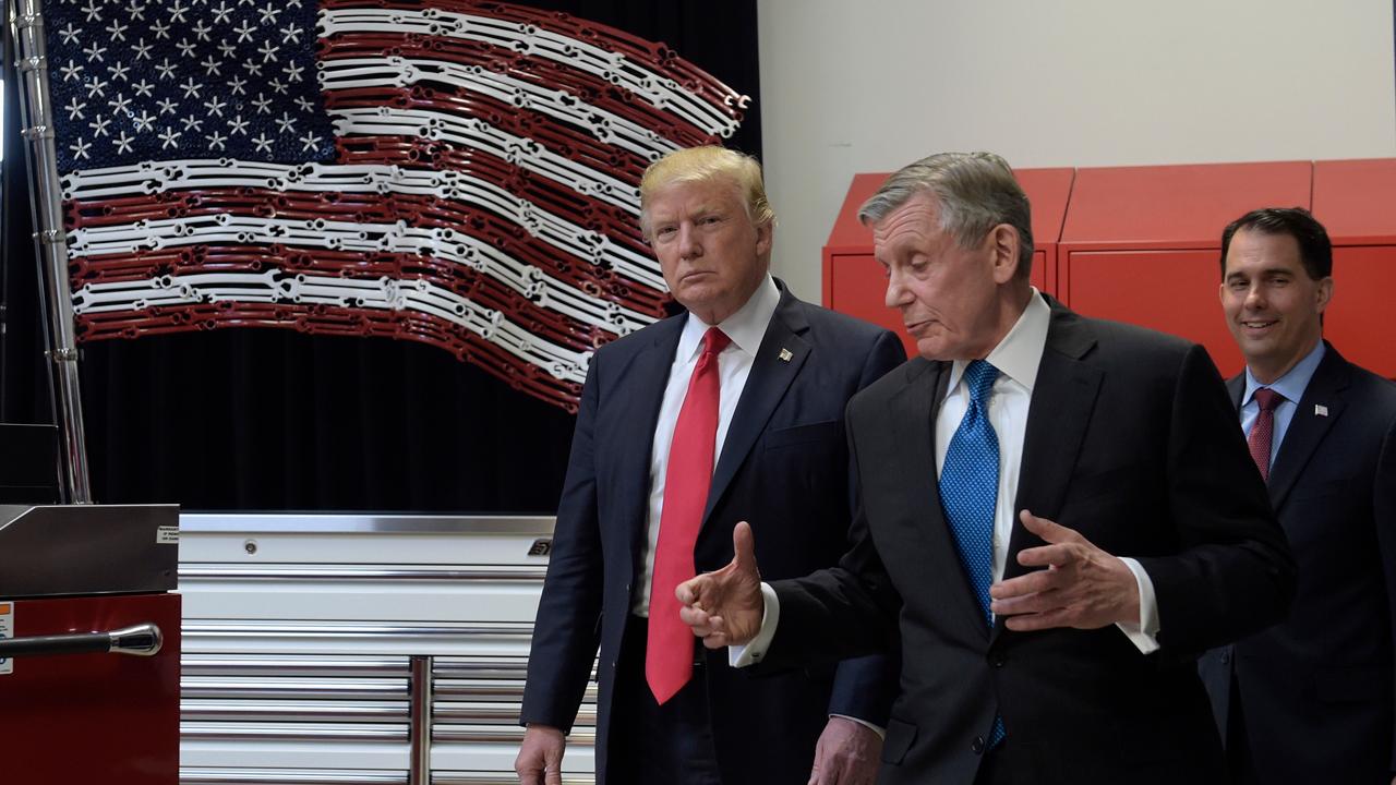 Snap-on chairman and CEO Nick Pinchuk on President Trump’s visit to the company’s headquarters in Wisconsin.