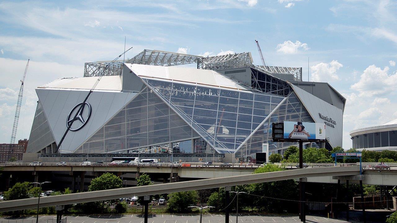 Atlanta Falcons owner Arthur Blank on safety at stadiums in the wake of the attack at the arena in Manchester, England, the amenities in the new Mercedes-Benz Stadium in Atlanta and the Falcons' Super Bowl loss last season. 