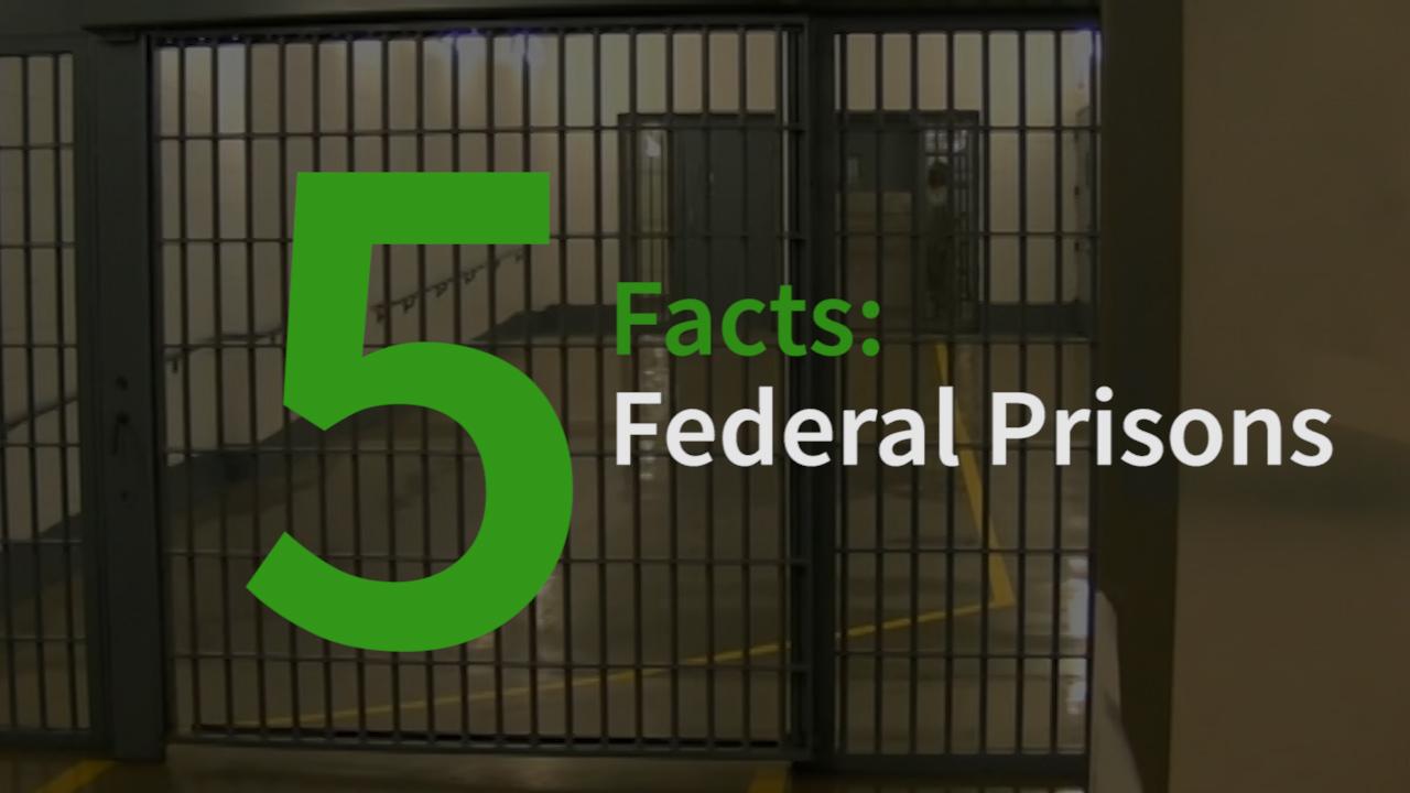 Attorney General Jeff Sessions sent a letter laying down the law to prosecutors, here are five facts about our federal prison system. 