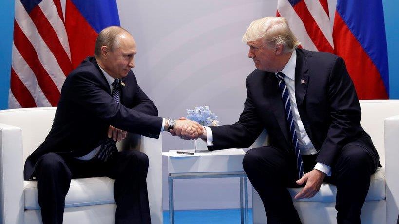 President Trump meets with Russian President Vladimir Putin at the G20 Summit.