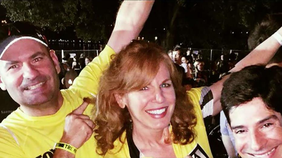 Liz Claman and team FBN completed the New York City Triathlon in honor of Building Homes for Heroes. 