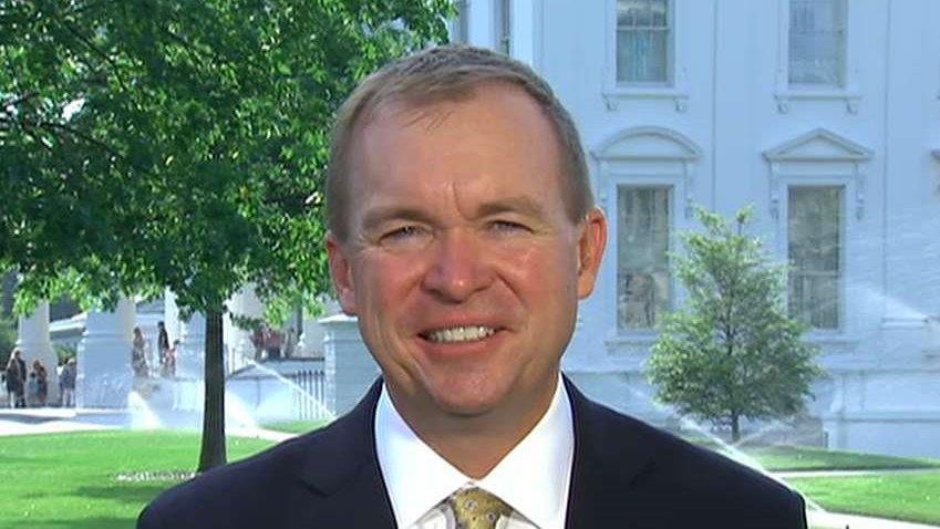 Director of the Office of Management and Budget Mick Mulvaney discusses his outlook for economic growth. 
