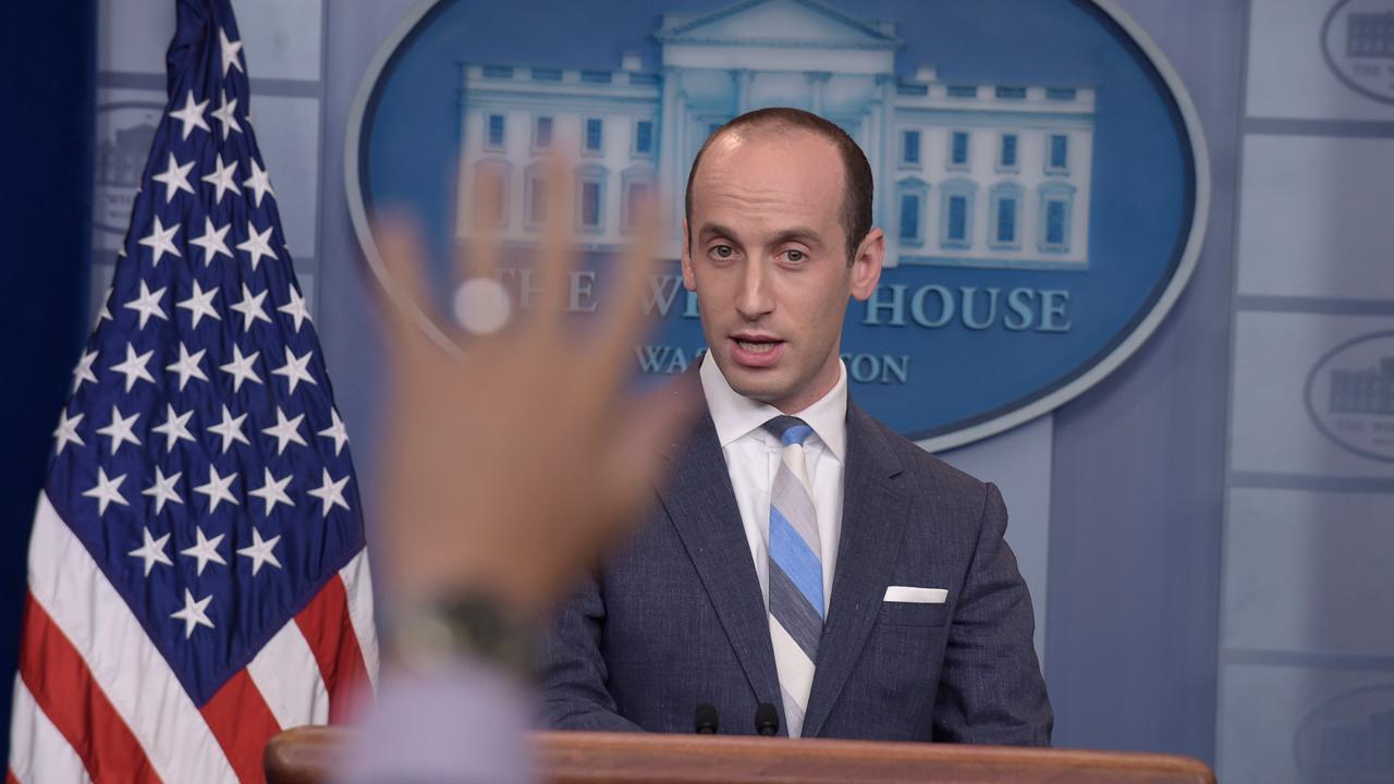 White House senior policy adviser Stephen Miller and CNN reporter Jim Acosta get into a heated back-and-forth over immigration during a press conference.