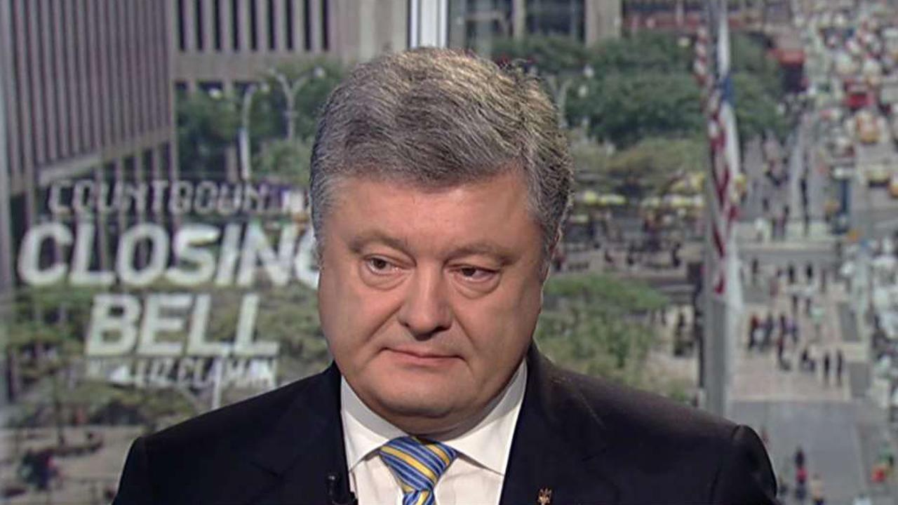 Ukraine President Petro Poroshenko tells FBN’s Liz Claman in an exclusive interview that President Trump and Defense Secretary Mattis have said they are ready to support his nation, including with military and technical cooperation.