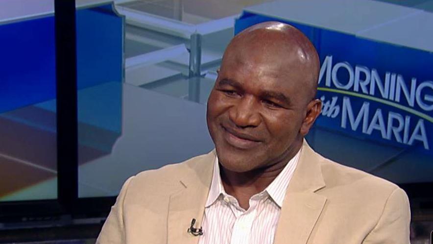 Evander Holyfield, four-time heavyweight boxing champion, on raising money for Harvey recovery through his ‘Real Deal Boxing,’ the concussion risks in boxing, NFL players' national anthem protests and the fight between Floyd Mayweather and Conor McGregor.
