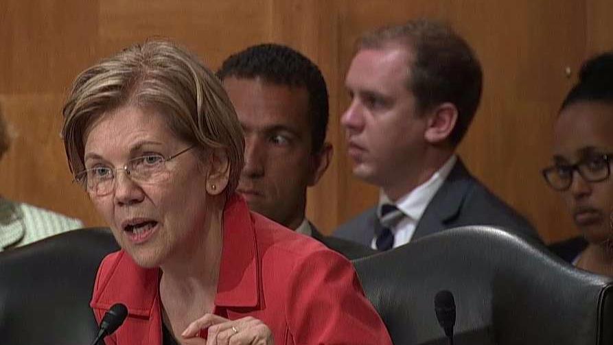 Senator Elizabeth Warren (D-MA) questions Wells Fargo CEO Timothy Sloan and suggests that he should be fired.