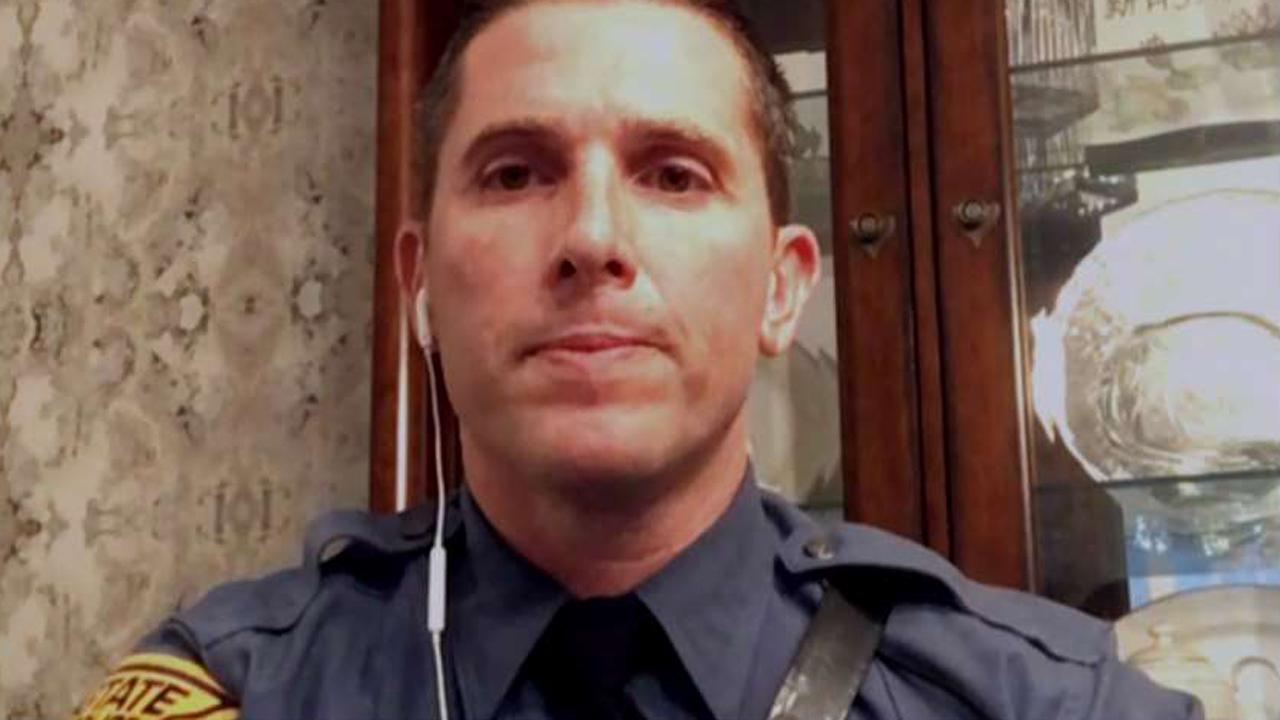 New Jersey State Trooper Dennis Palai details the account of his experience saving a man who was choking on a chicken wing at a restaurant. 