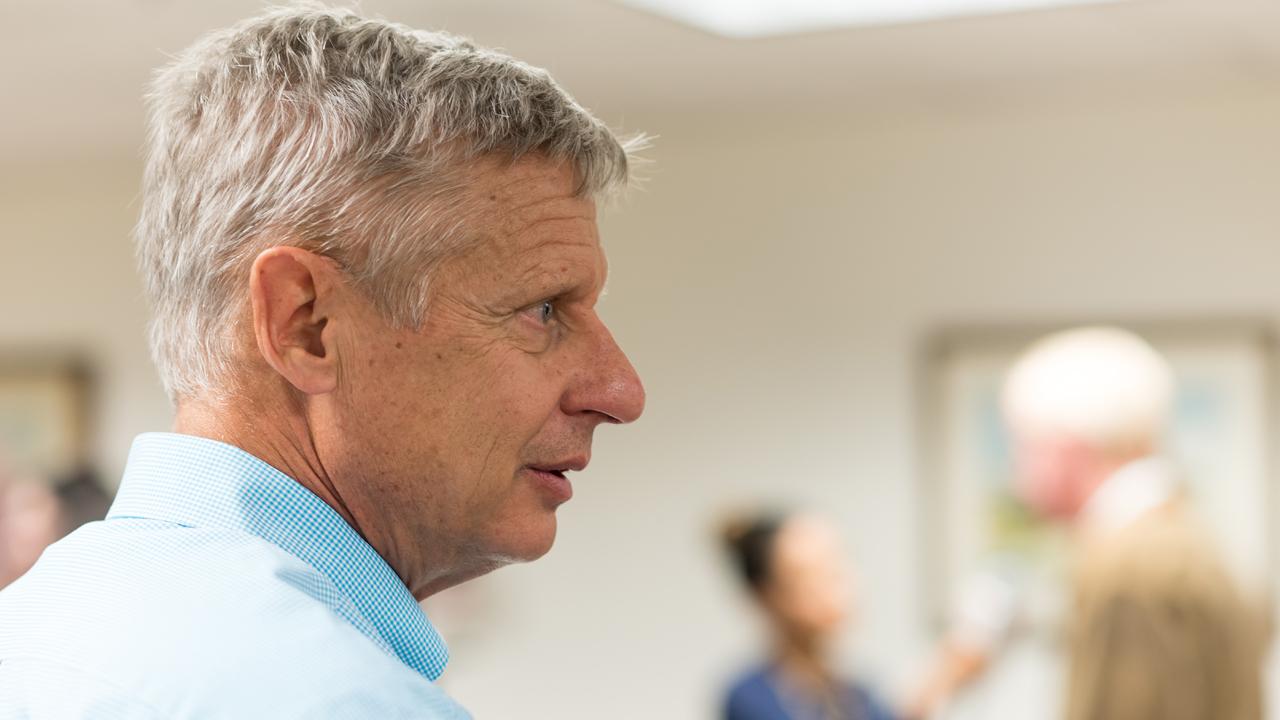 In his first television appearance since the 2016 election, Gary Johnson, 2016 Libertarian presidential nominee and former New Mexico Gov., discusses President Donald Trump,  the volatility of the markets and tax reform.