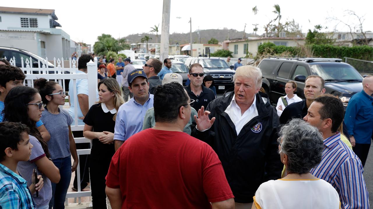 GOP communications strategist Lee Carter and Independent Journal Review’s Erin McPike on President Trump’s meeting with Puerto Rico officials. 