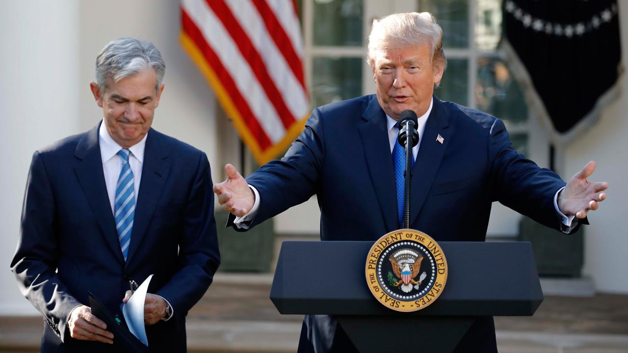 President Trump formally nominated Jerome Powell for chairman of the Federal Reserve.
