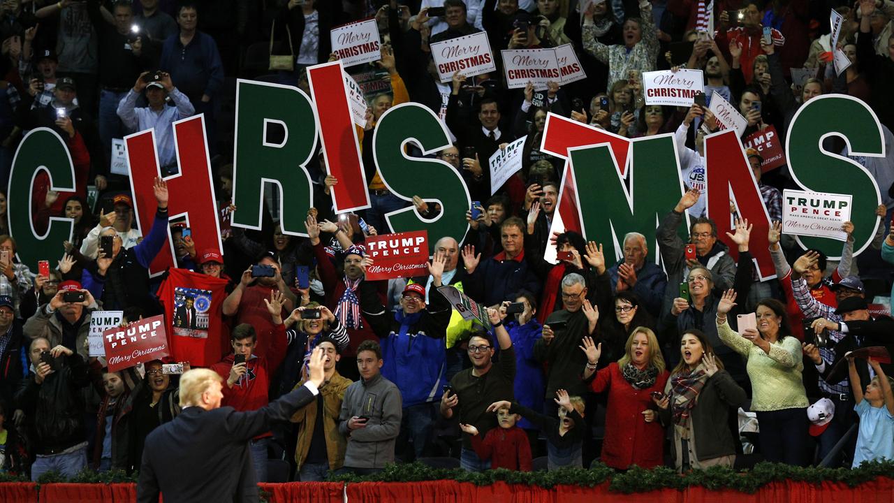 President Donald Trump said at his Make America Great Again rally in Pensacola, Florida that he looks forward to signing the tax reform bill. 