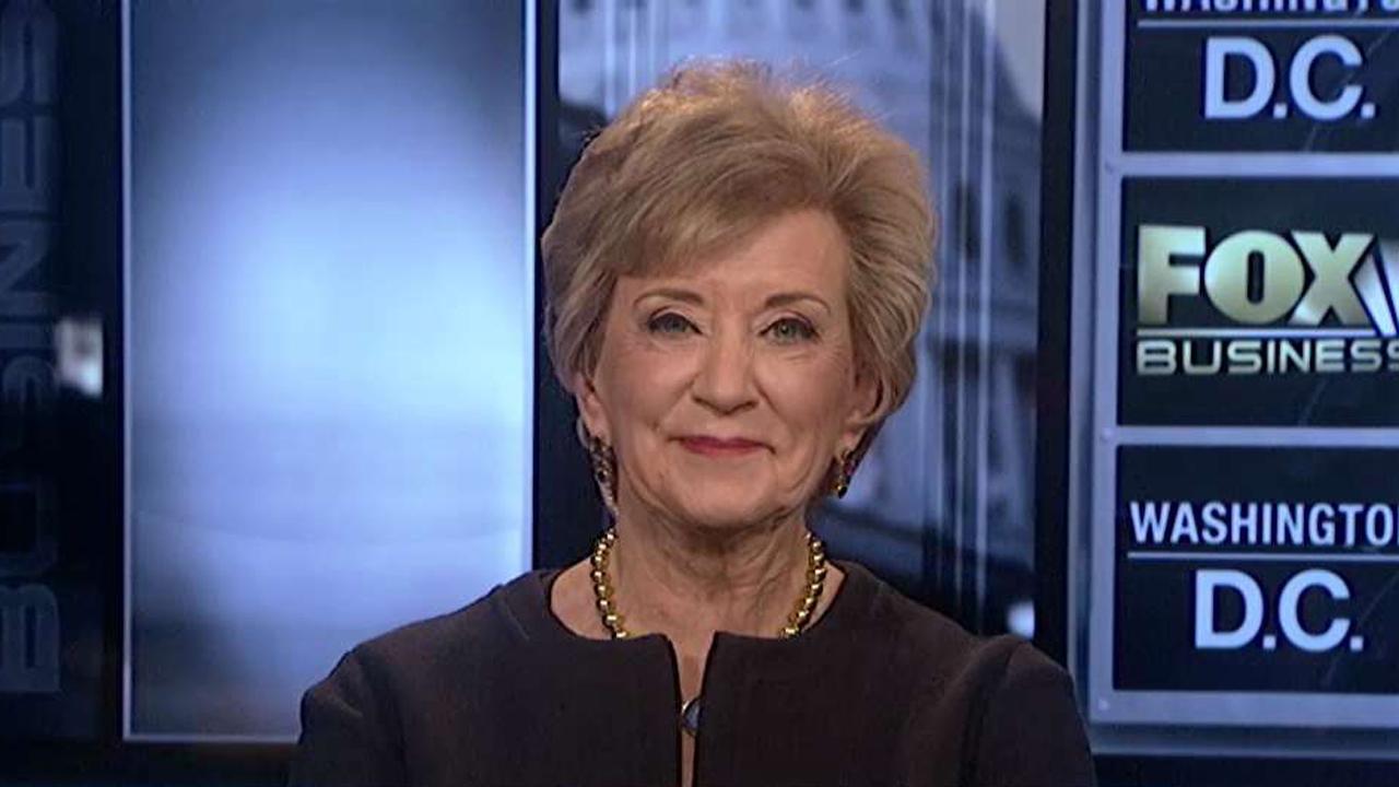 Small Business Administrator Linda McMahon discusses how the department’s loan program has provided opportunities for veteran small business owners.