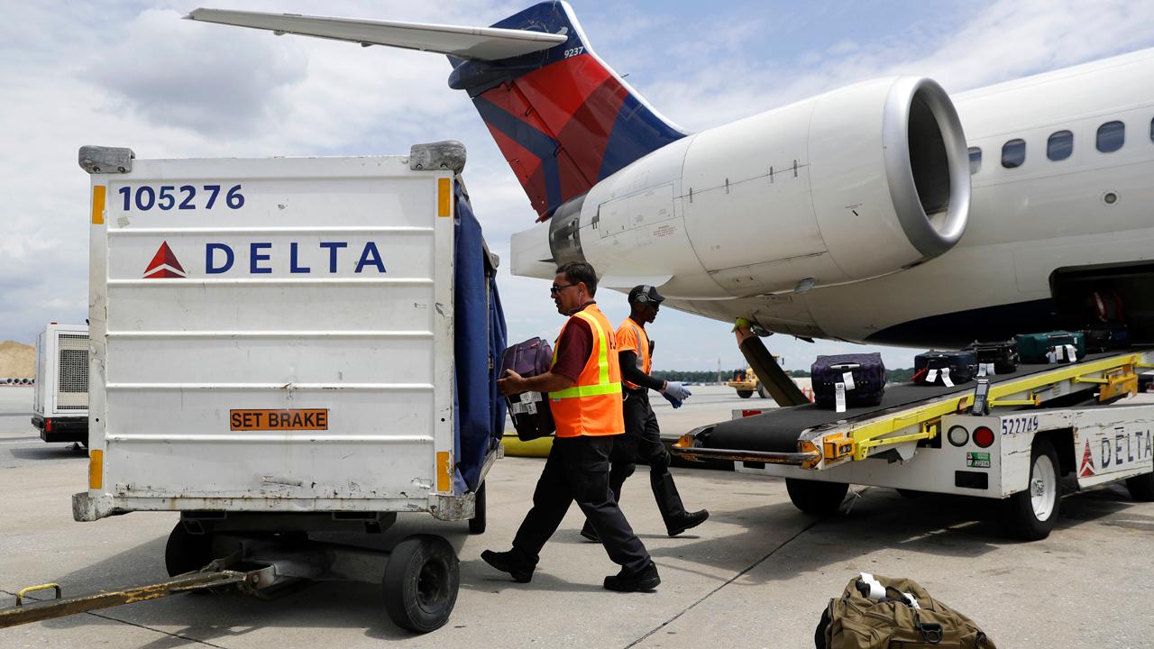 Delta Air Lines reports its fourth-quarter earnings results.