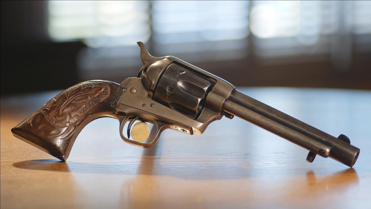 A daughter inherited her father’s million-dollar cache of Colt revolvers from the Old West, including a rare 1876 Buntline Special.