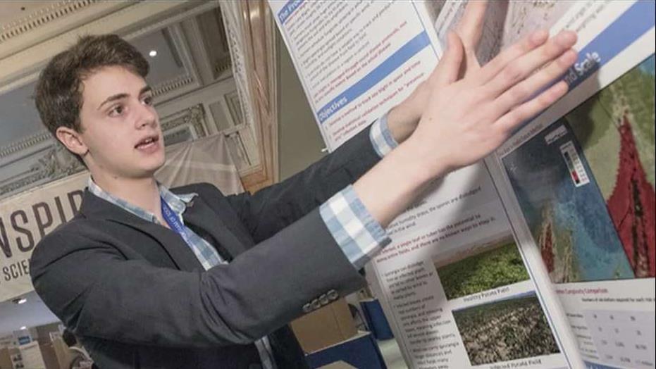 Regeneron Science Talent Search winner Benjy Firester on his prize-winning science project that could be used to help farmers prevent crop damage.