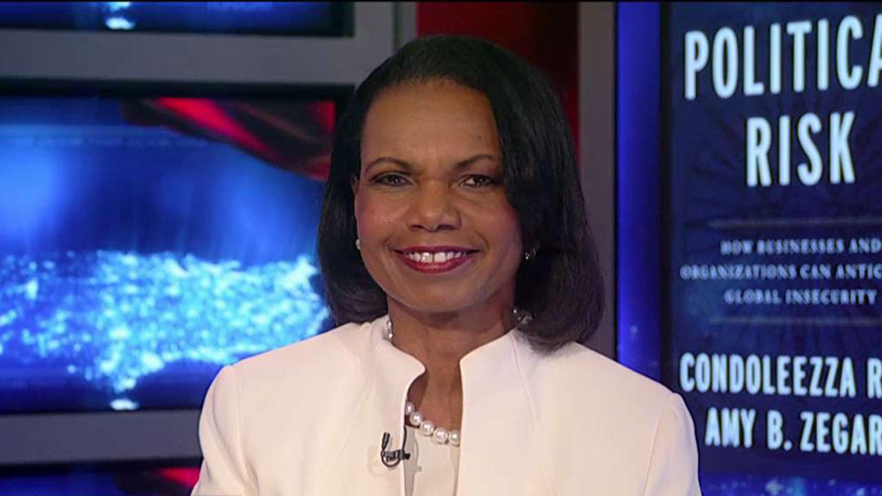 Former Secretary of State Condoleezza Rice discusses how organizations can anticipate political risk and the Trump administration’s success on the Korean Peninsula. 