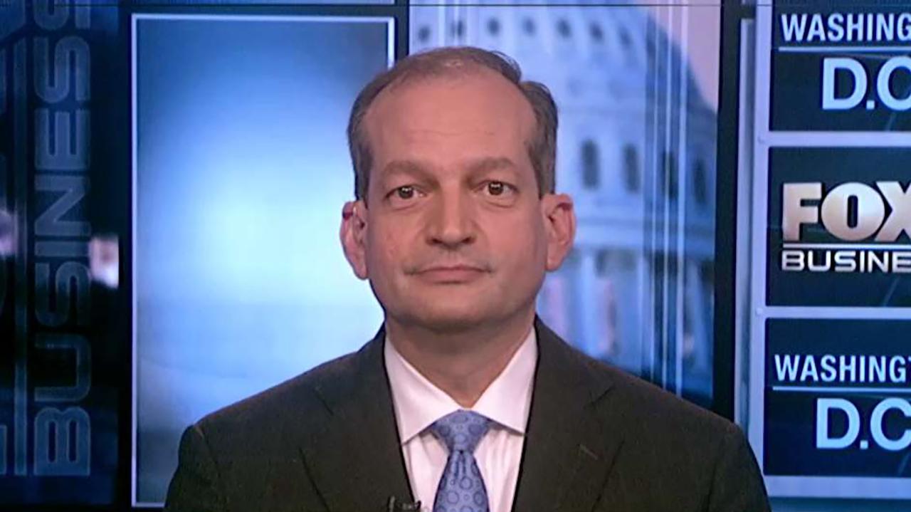 Labor Secretary Alexander Acosta discusses how the department’s new health insurance rule will help small businesses band together to bargain for cheaper health plans. 