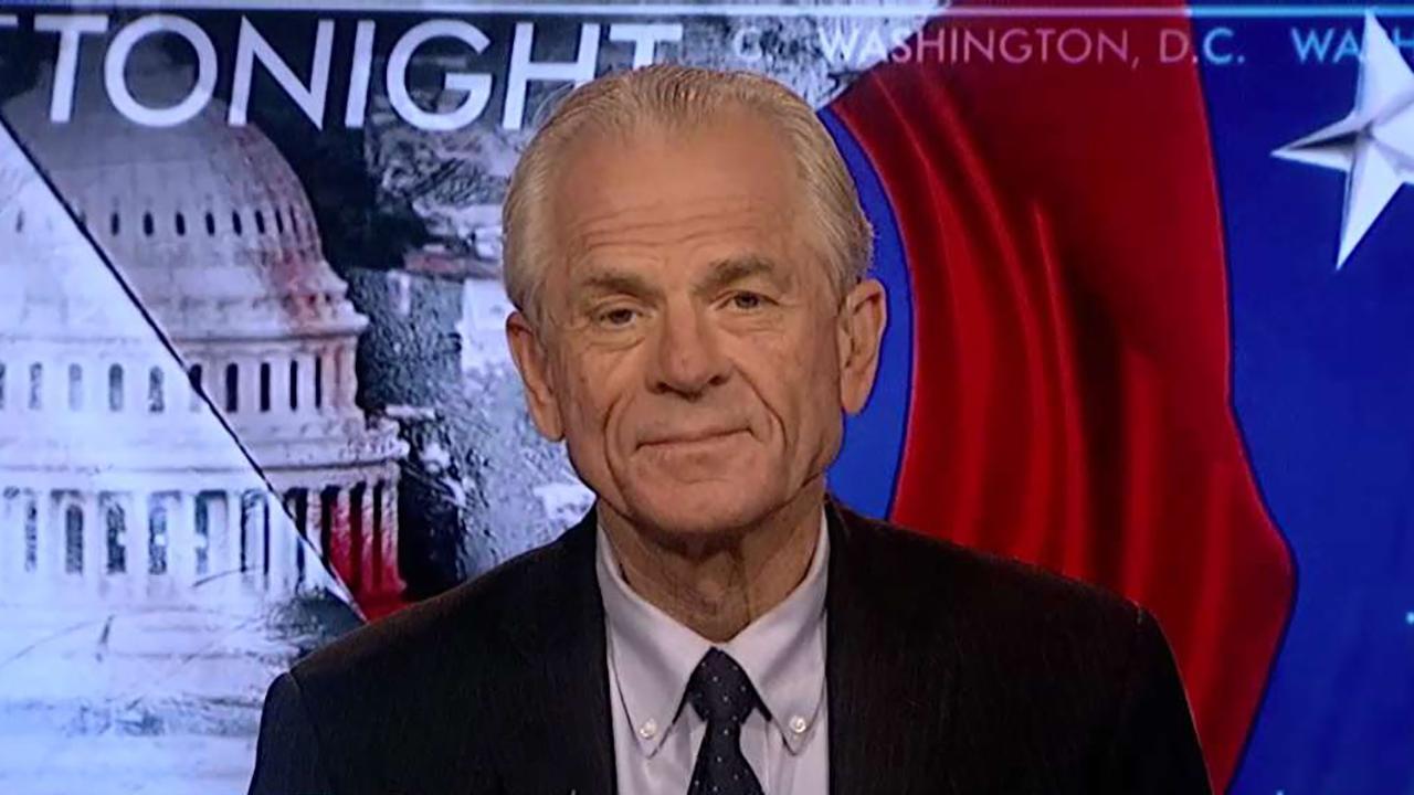 White House Director of Trade Policy Peter Navarro discusses how President Trump attacked Germany over its gas pipeline deal with Russia. 