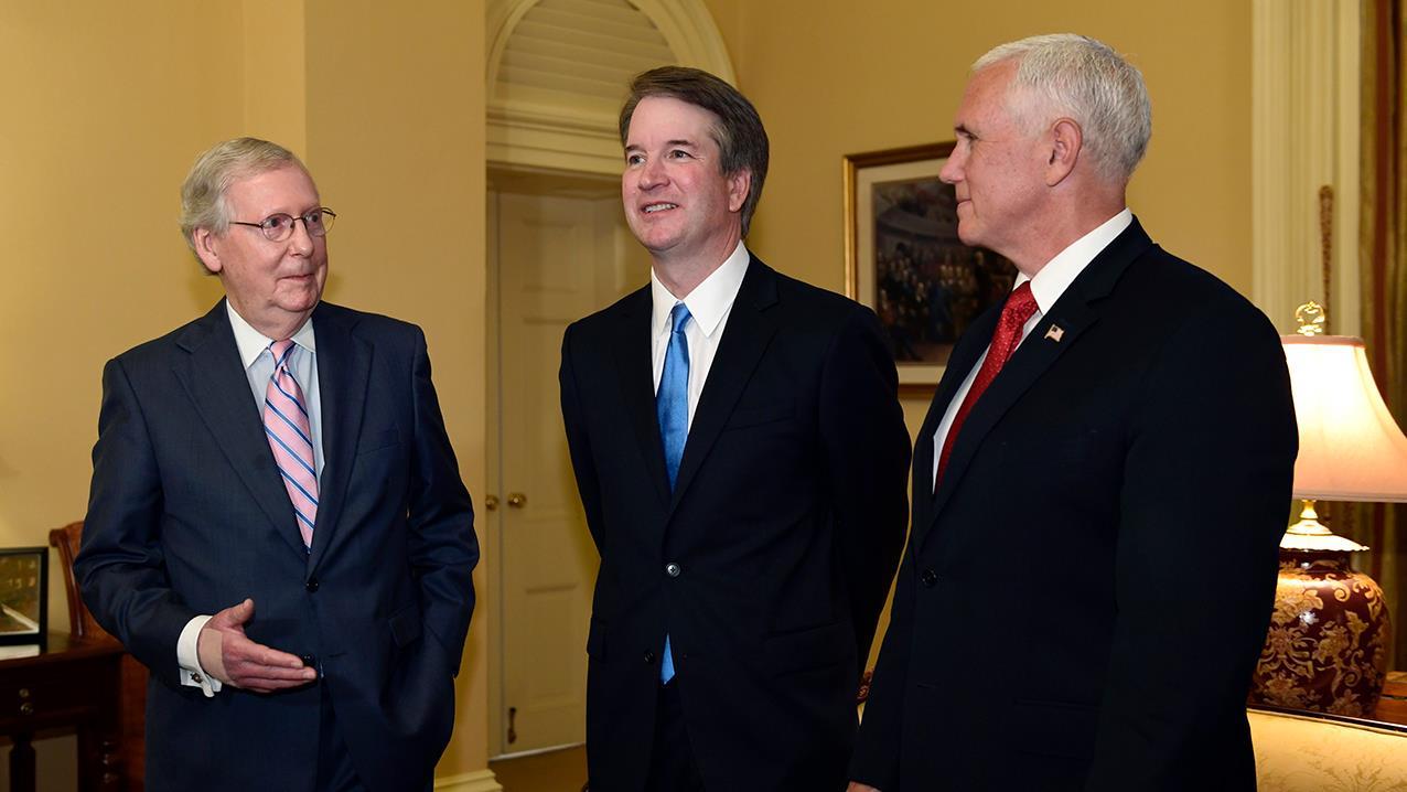 Former Clerk for Judge Kavanaugh Hagan Scotten and former Clerk for Justice Scalia Ed Whelan on how much pushback Judge Kavanaugh will receive from Democrats.