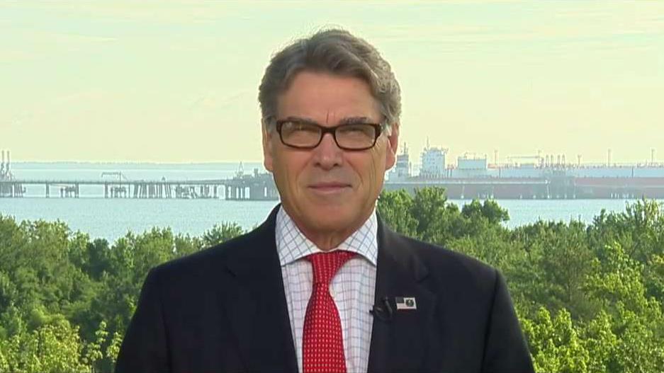Energy Secretary Rick Perry on U.S. energy production, the U.S. deal to supply the E.U. with liquefied natural gas, the potential cyber threat to America's electrical system and Iran.