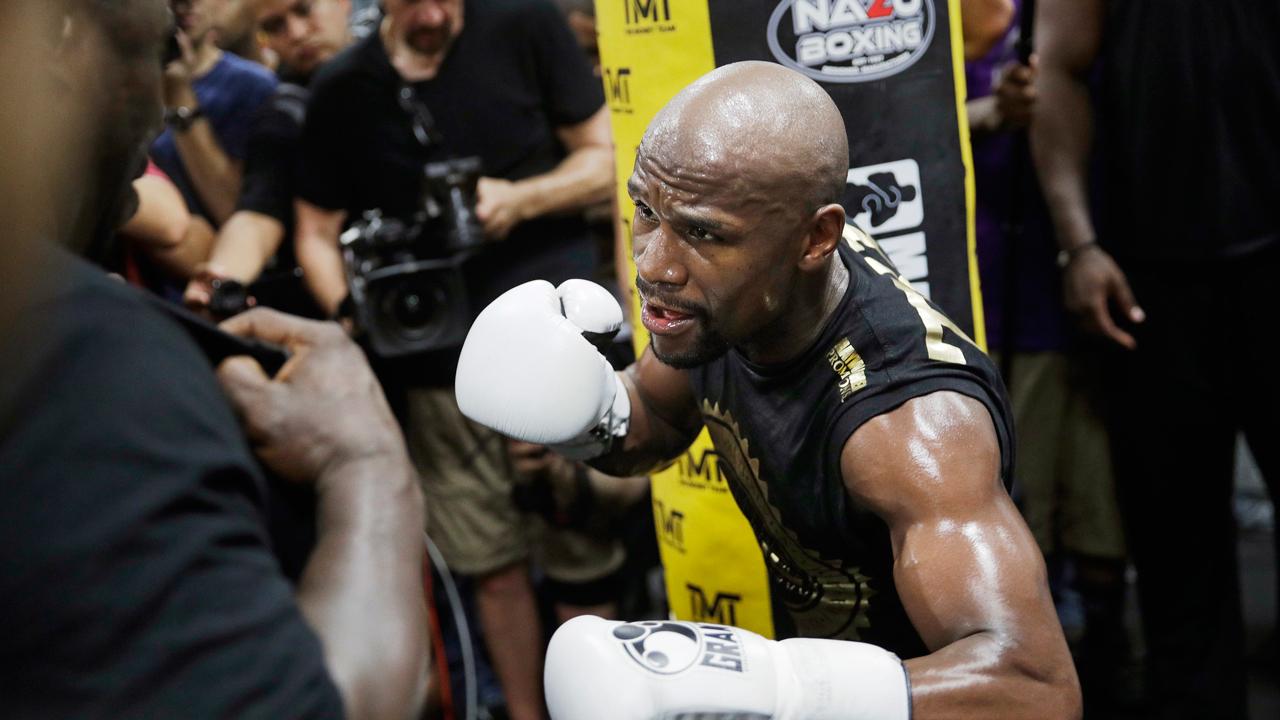 Undefeated boxing champ Floyd Mayweather discusses his global business venture, Mayweather Boxing + Fitness, that features a virtual reality experience.