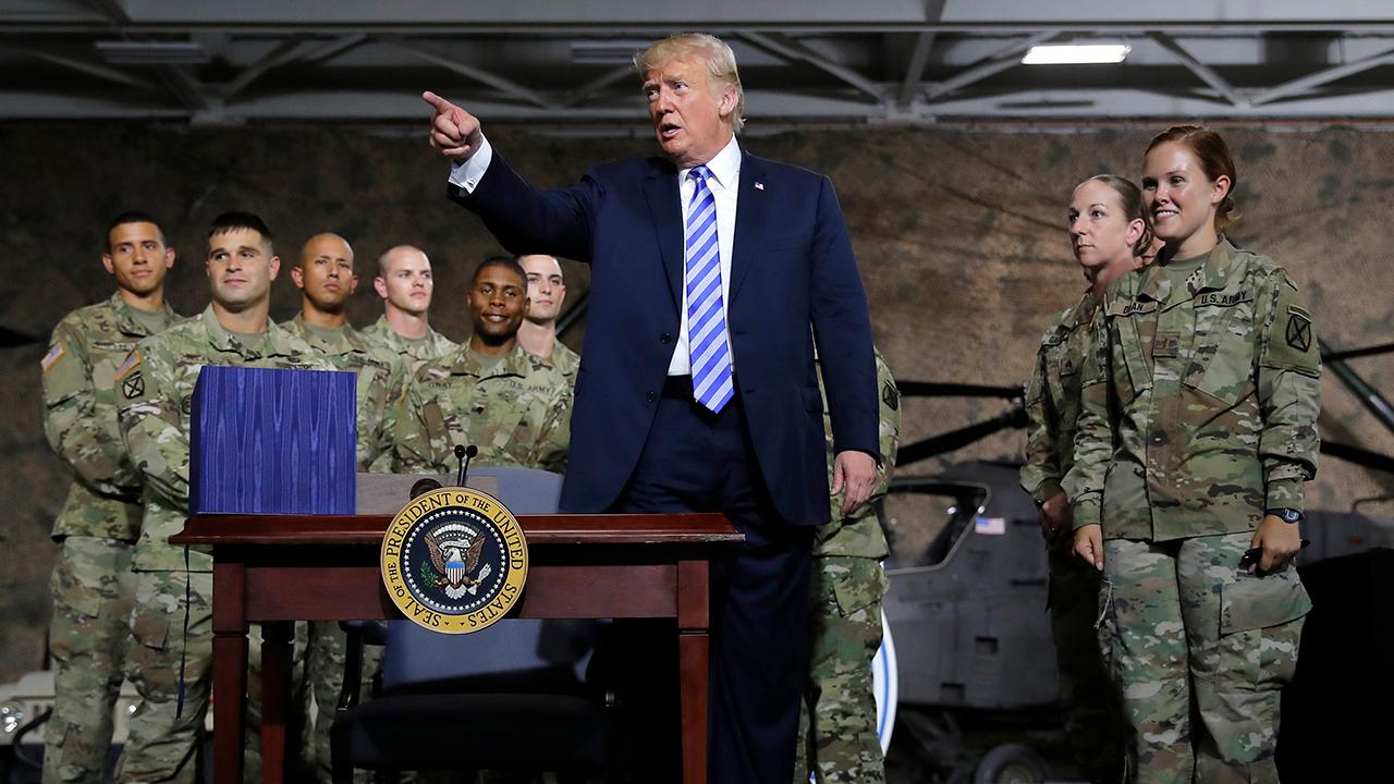 President Trump announced the authorization of $717 billion for military funding over the next year.