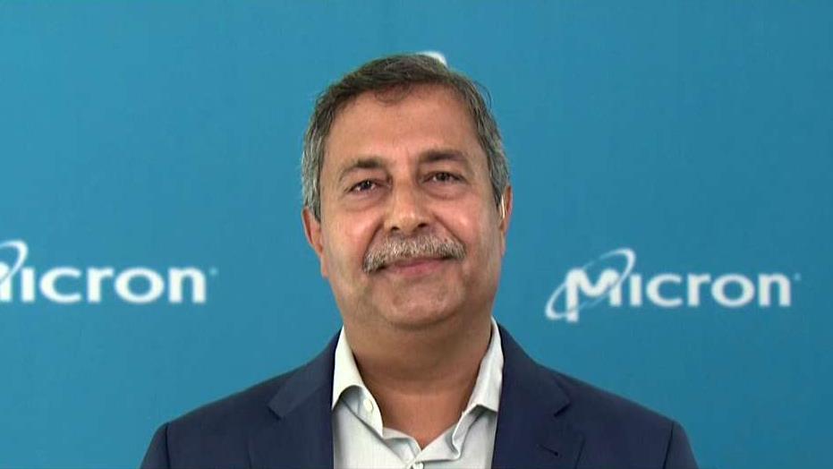 Micron Technology CEO Sanjay Mehrotra discusses his company’s plan to spend $3 billion over the next 12 years to expand a plant in Virginia and how the investment will lead to the creation of new jobs. 