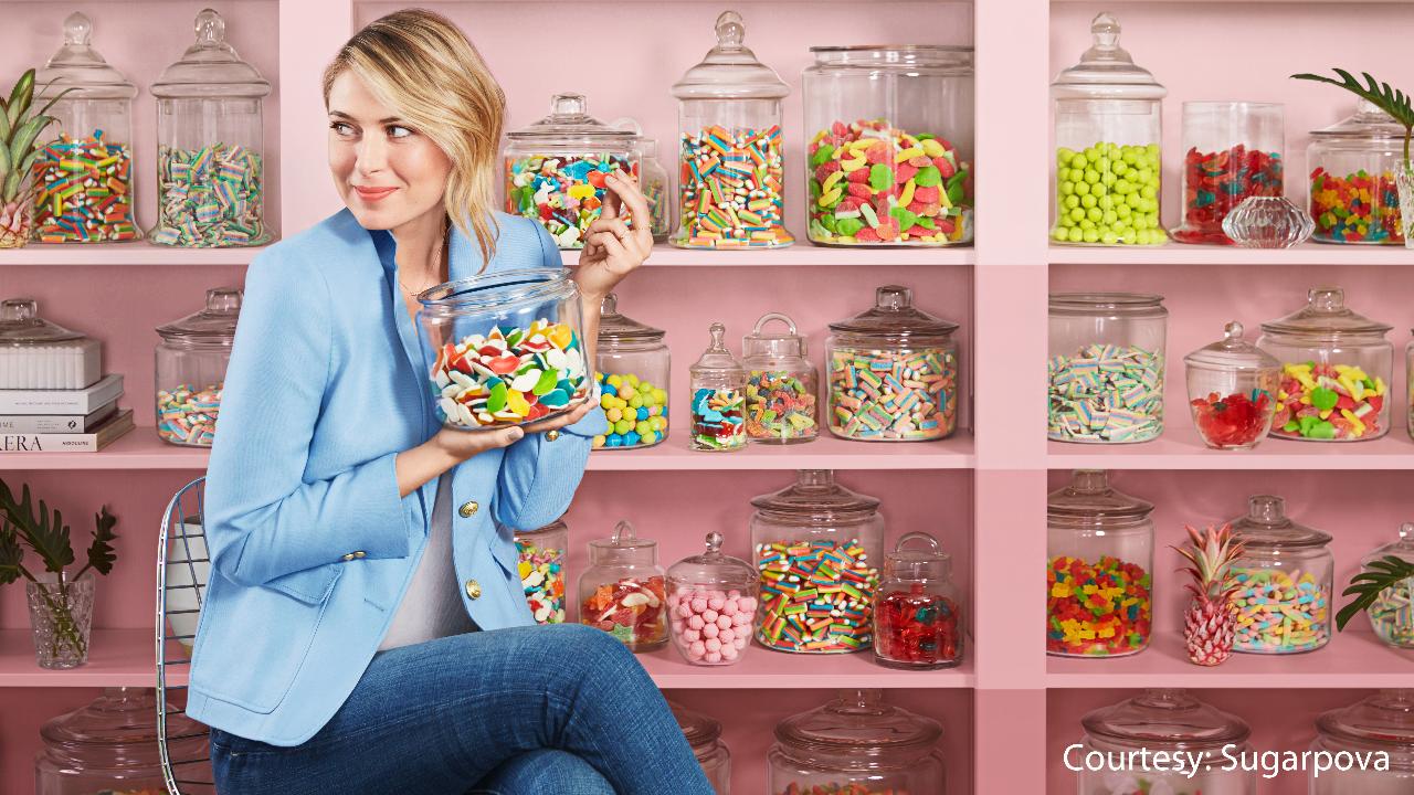 U.S. Open star Maria Sharapova talks about the ups and downs of launching her candy brand ahead of the tournament.