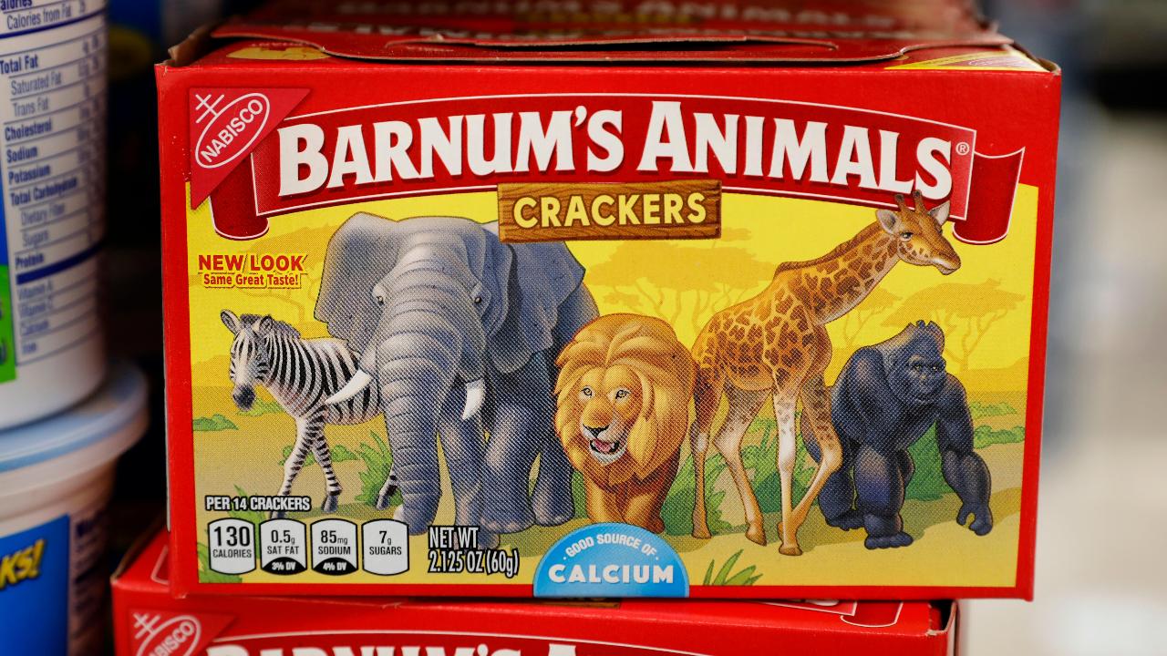 FBN's Cheryl Casone on Nabisco's redesign of its Barnum's Animals crackers after pressure from the organization PETA.