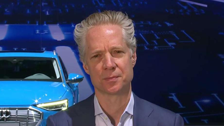 Audi of America President Scott Keogh discusses how the car company introduced its first electric SUV, the e-tron and their partnership with Amazon. 