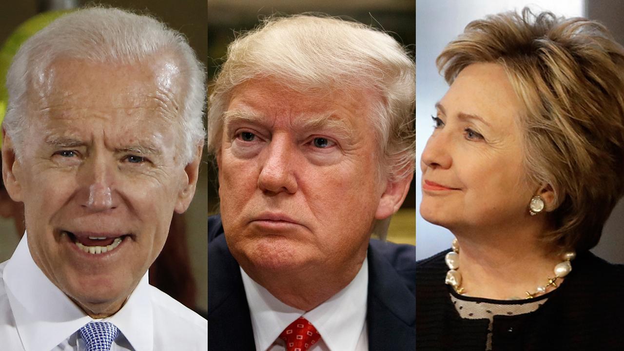 FOX Business’ Kennedy on former Vice President Joe Biden and former Secretary of State Hillary Clinton renew rivalry with President Trump.